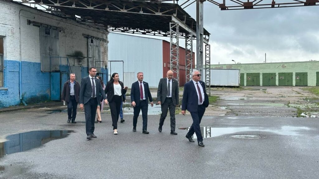 Сёння ў Баранавічах працавалі Міхаіл Баценко і намеснік кіраўніка Адміністрацыі Прэзідэнта Дзмітрый Матусевіч.
